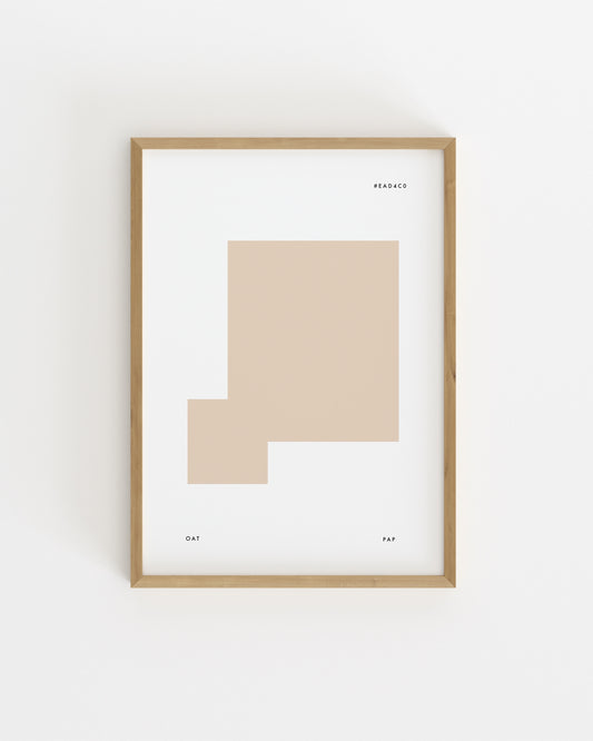 Colour Palette. Oat-printable wall art by Paperhus