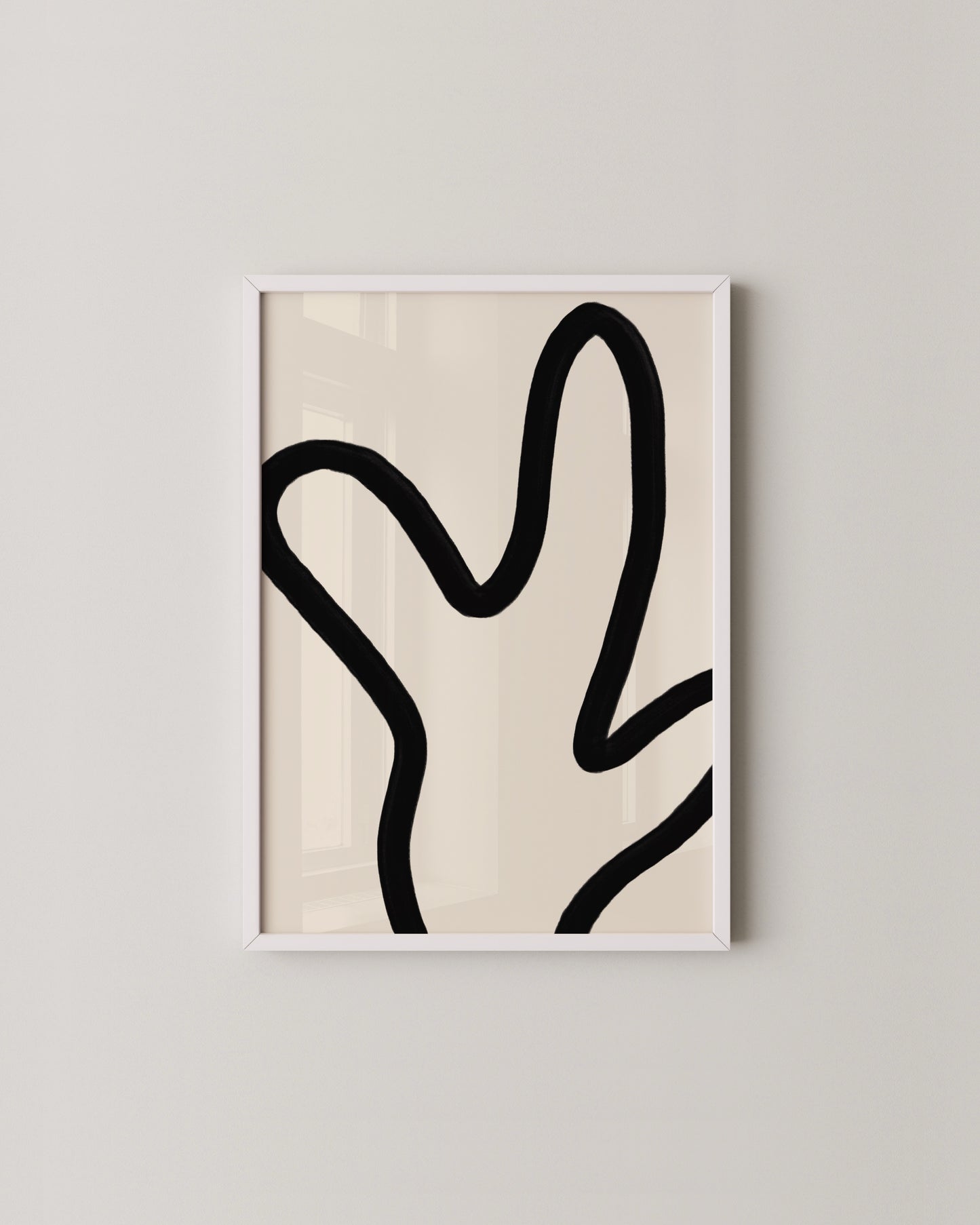 Minimal Line Art Set of 2 Prints | Abstract Wall Art