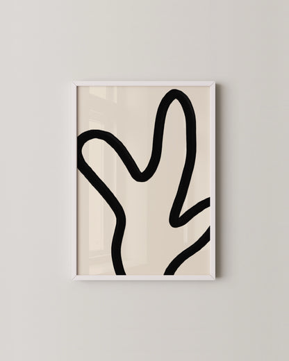 Minimal Line Art Set of 2 Prints | Abstract Wall Art