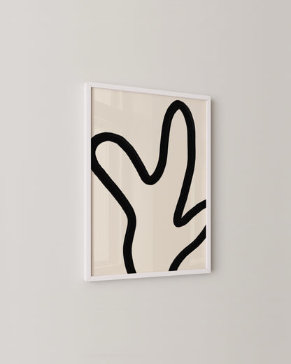 Organic Shape Prints | Minimal Abstract Art
