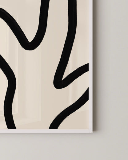 Organic Shape Prints | Minimal Abstract Art