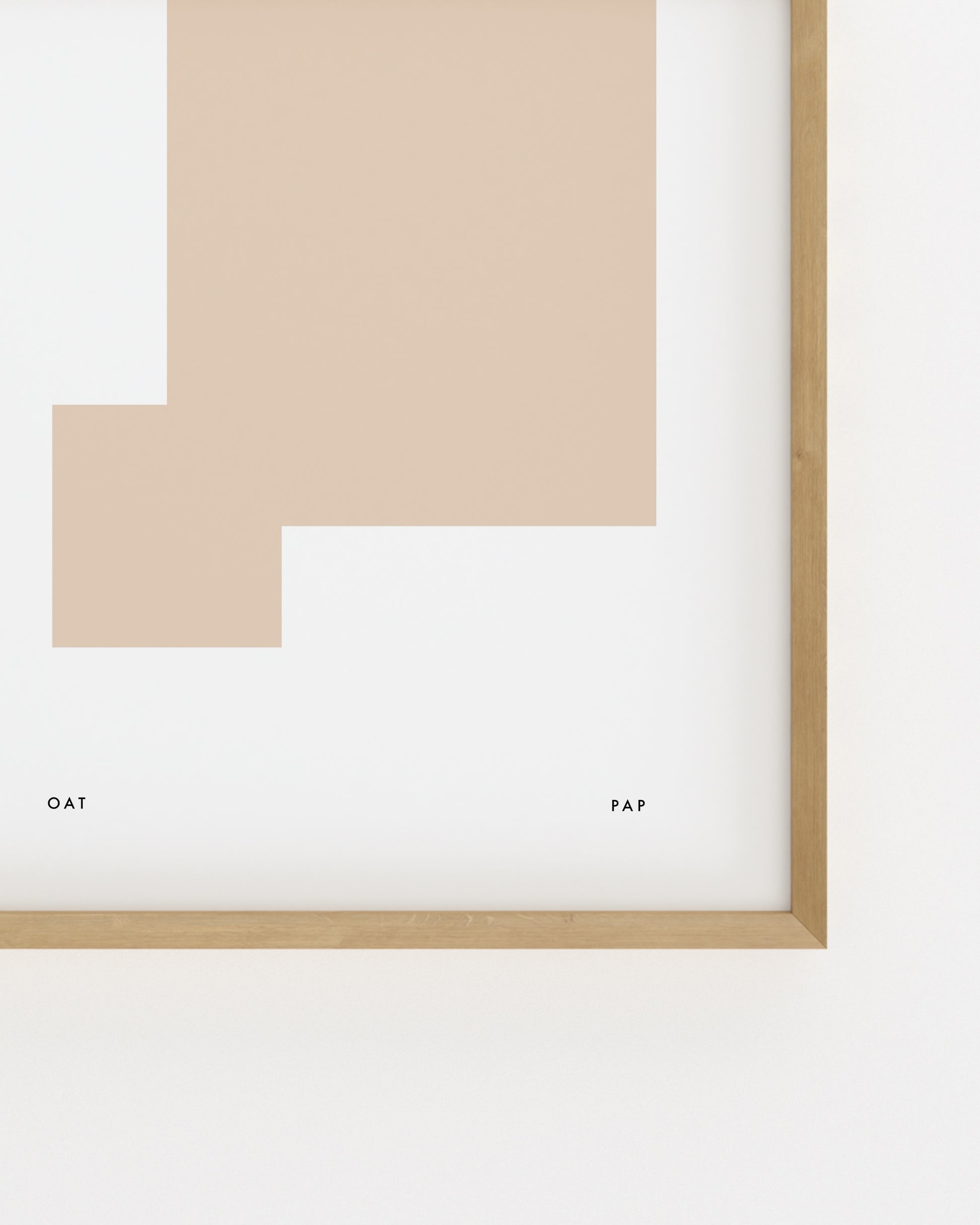 Colour Palette. Oat-printable wall art by Paperhus