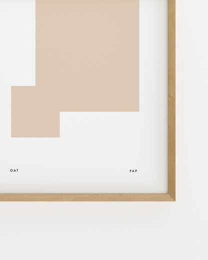 Colour Palette. Oat-printable wall art by Paperhus