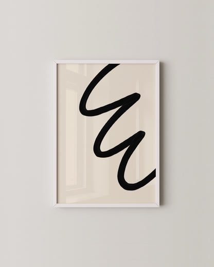 Minimal Line Art Set of 2 Prints | Abstract Wall Art