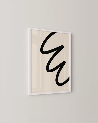 Organic Shape Print | Minimal Abstract Art