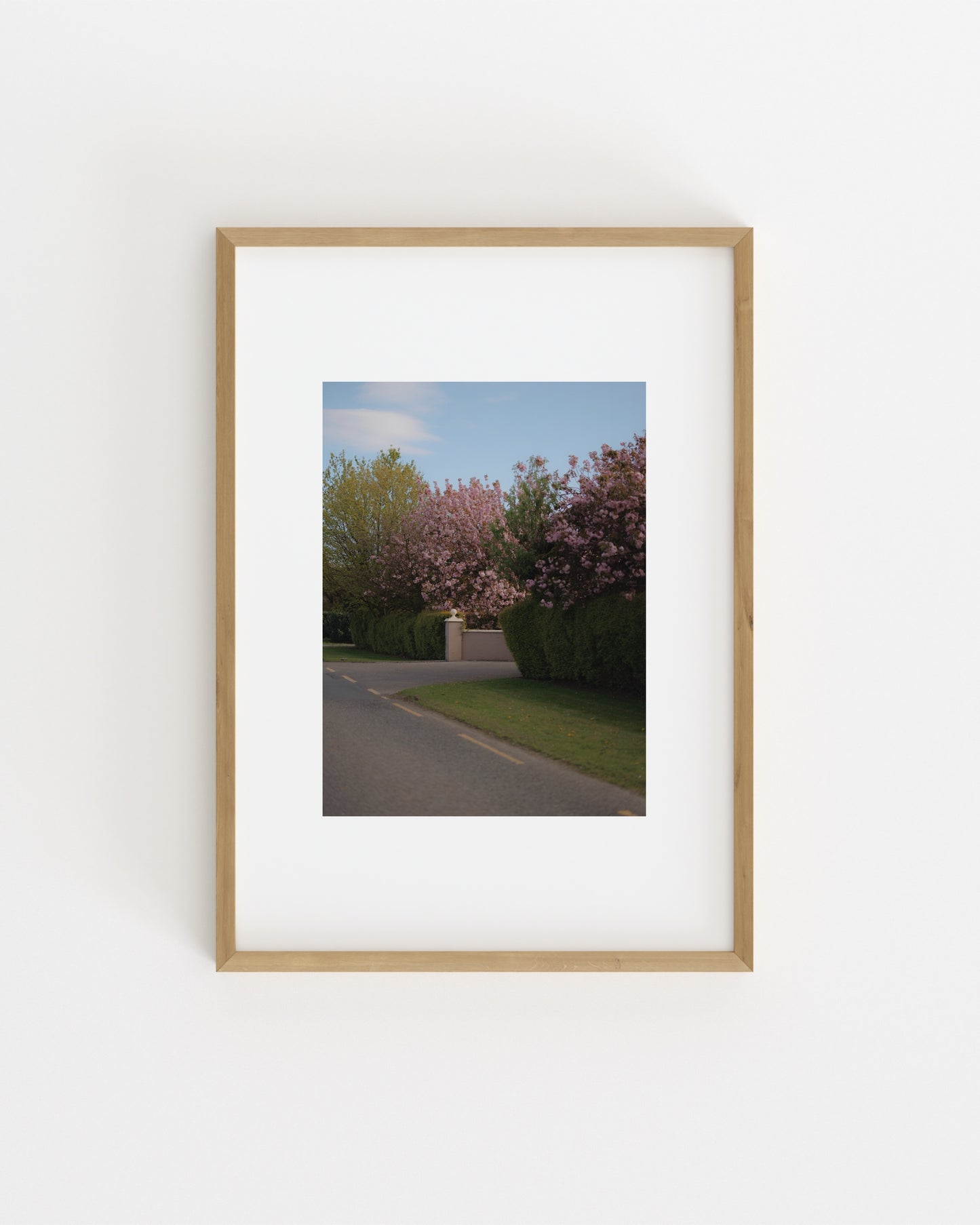 Spring In Bloom. Road Scene-printable wall art by Paperhus