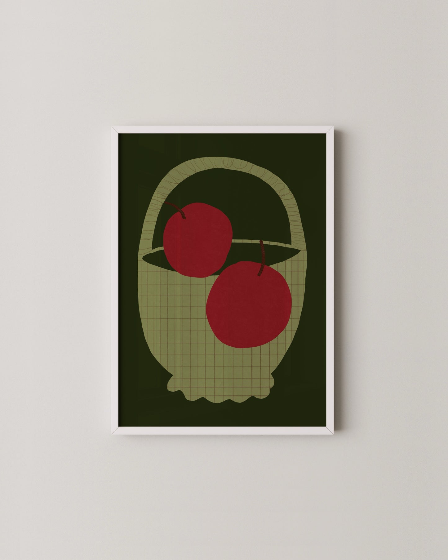 Fruit Basket Print Set Of 2 | Kitchen Decor