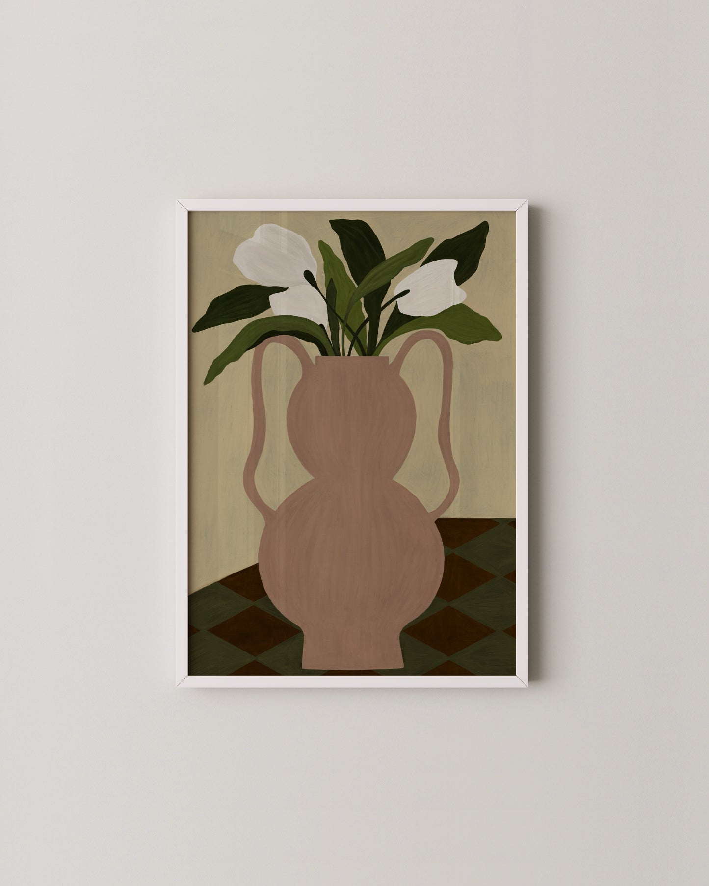 Pink Blush Vase | Botanical Print