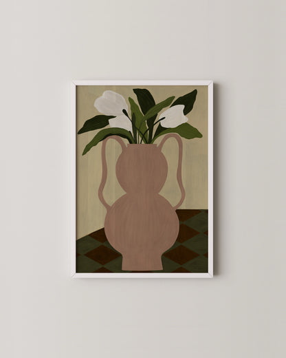 Pink Blush Vase | Botanical Print