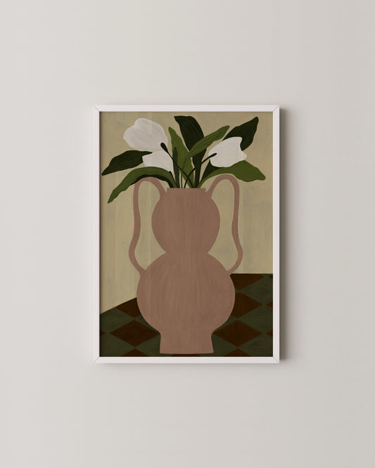 Pink Blush Vase | Botanical Print