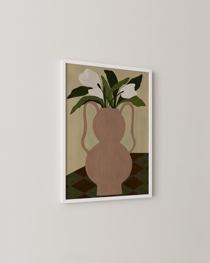 Pink Blush Vase | Botanical Print