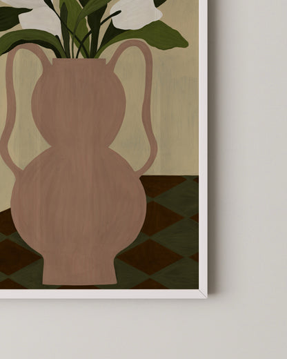 Pink Blush Vase | Botanical Print