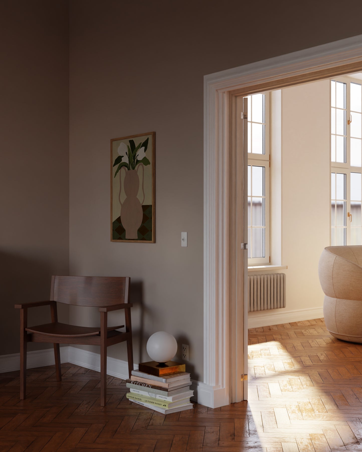 Pink Blush Vase | Botanical Print