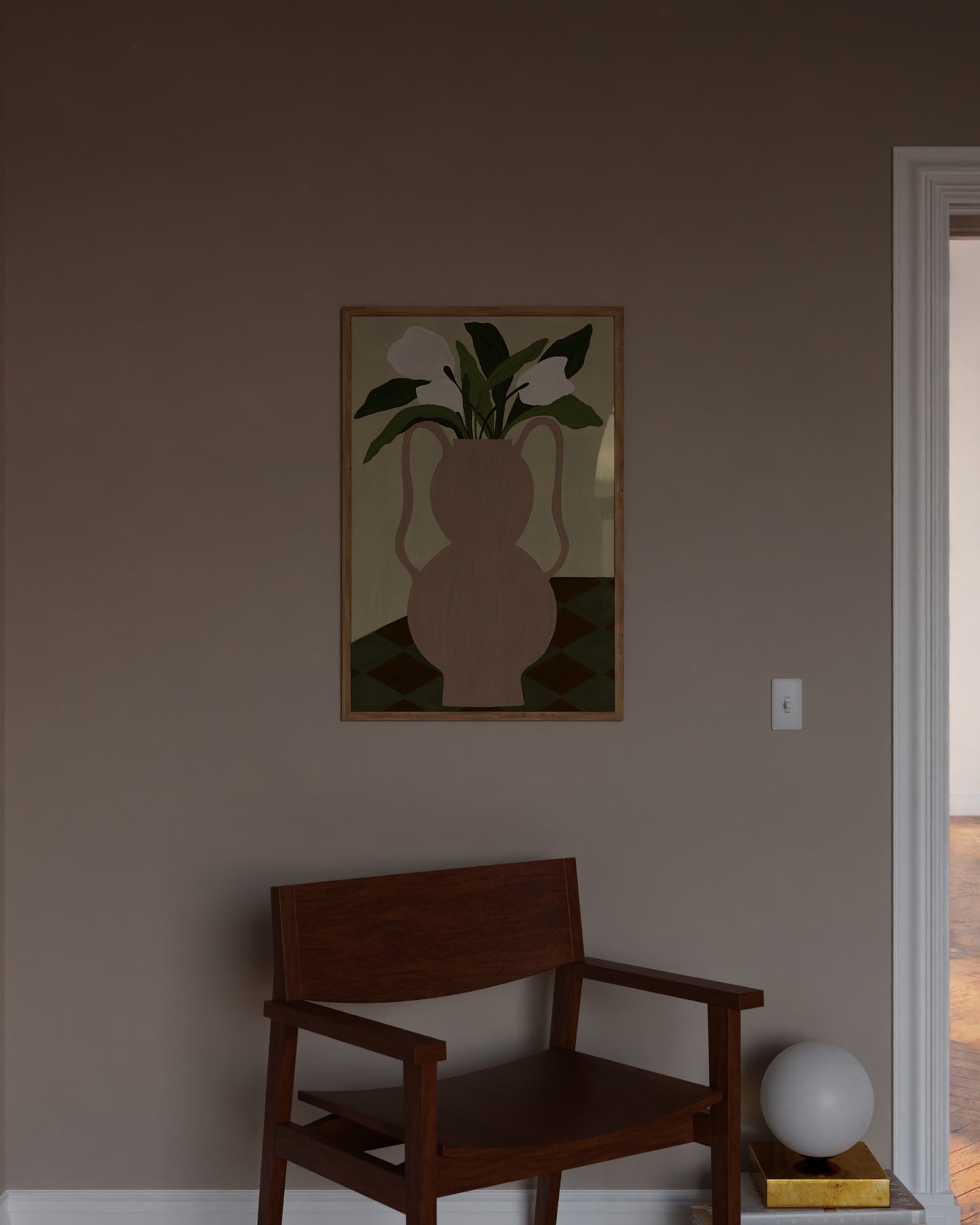 Pink Blush Vase | Botanical Print