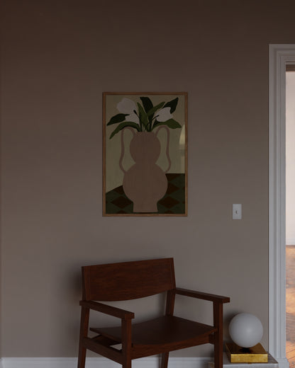 Pink Blush Vase | Botanical Print