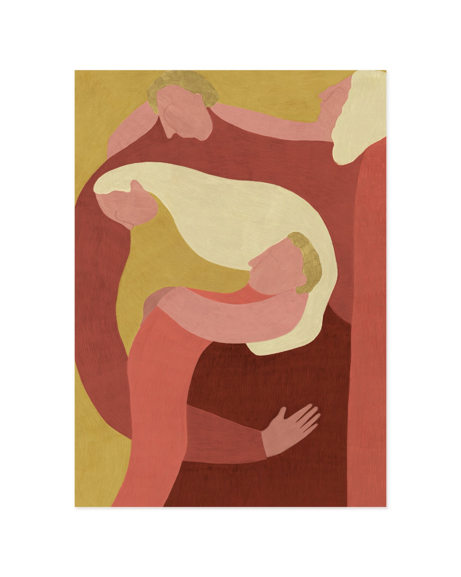 Figurative Illustration. Together printable wall art by Paperhus