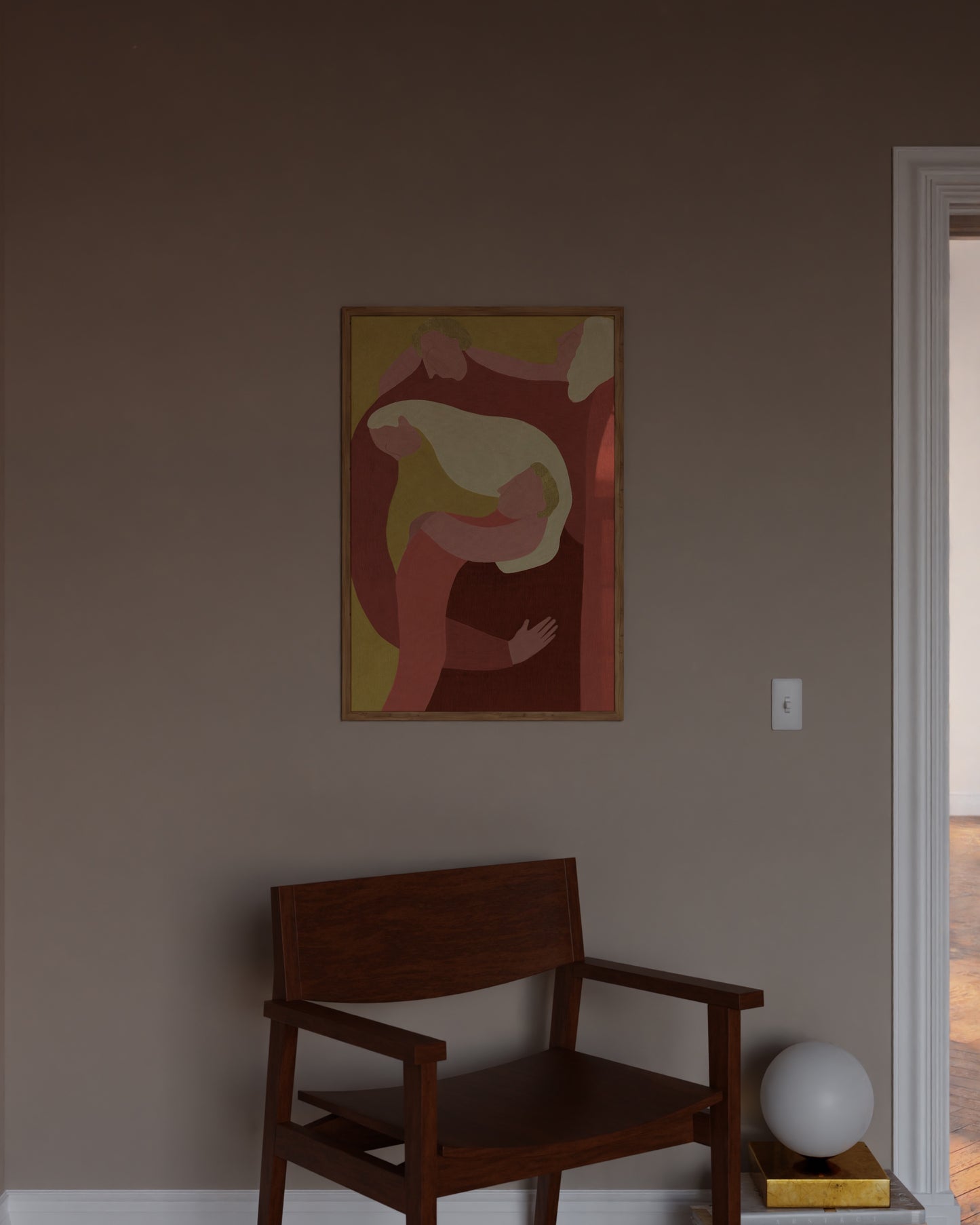Figurative Illustration. Together printable wall art by Paperhus