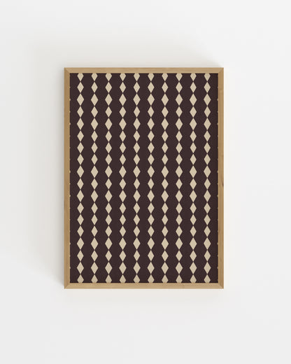 Harlequin Study V-printable wall art by Paperhus