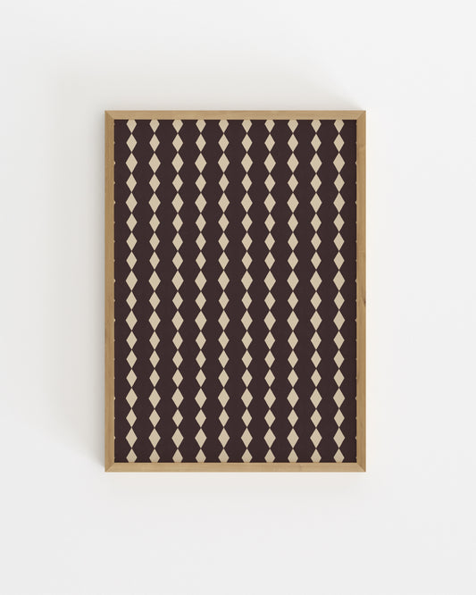 Harlequin Study V-printable wall art by Paperhus