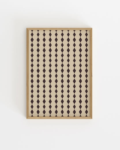 Harlequin Study VI-printable wall art by Paperhus