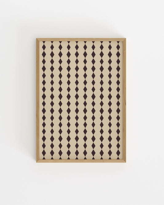 Harlequin Study VI-printable wall art by Paperhus