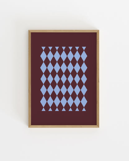 Harlequin Study VIII-printable wall art by Paperhus