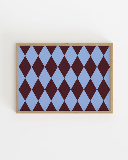 Harlequin Study I-printable wall art by Paperhus