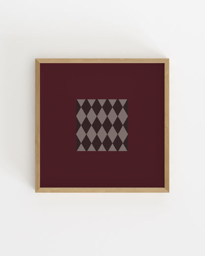 Harlequin Study IV-printable wall art by Paperhus