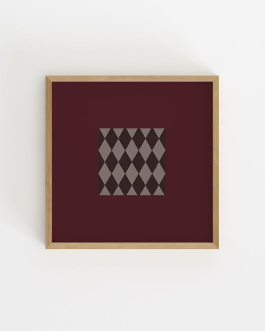 Harlequin Study IV-printable wall art by Paperhus