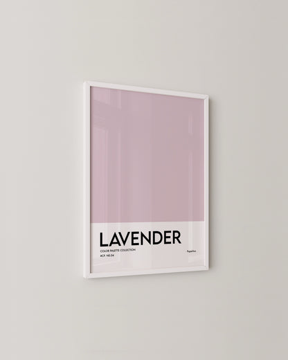 Lavender Print | Colour Palette Print