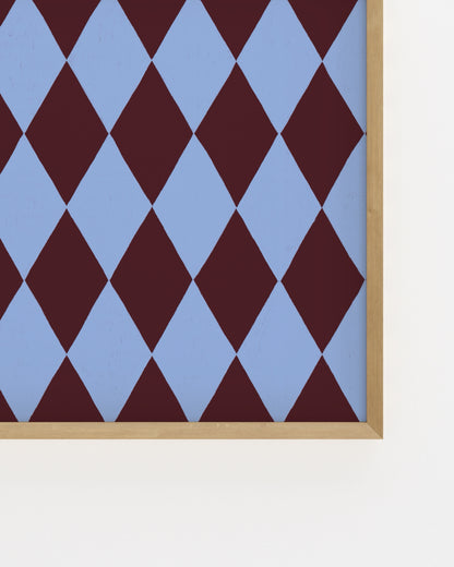 Harlequin Study I-printable wall art by Paperhus