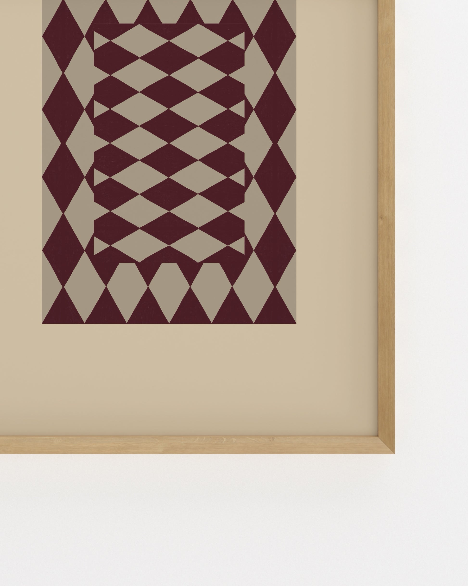 Harlequin Study VII-printable wall art by Paperhus