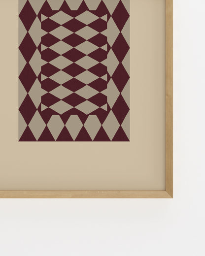 Harlequin Study VII-printable wall art by Paperhus
