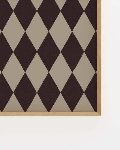 Harlequin Study IX-printable wall art by Paperhus