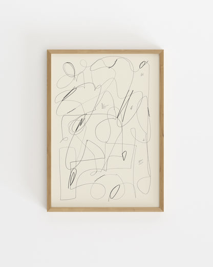 Line & Loop. Loose Study-printable wall art by Paperhus