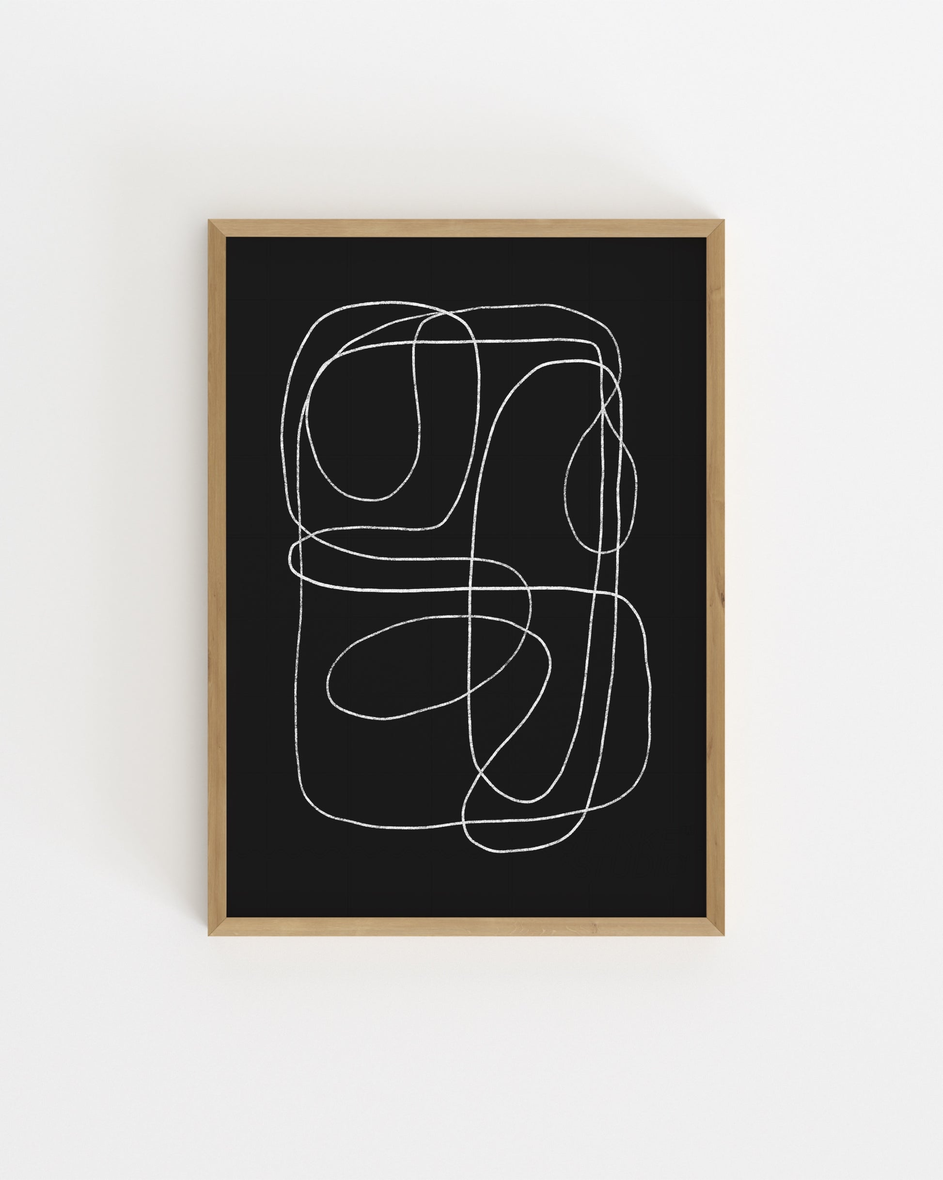 Line & Loop. Fine Line-printable wall art by Paperhus