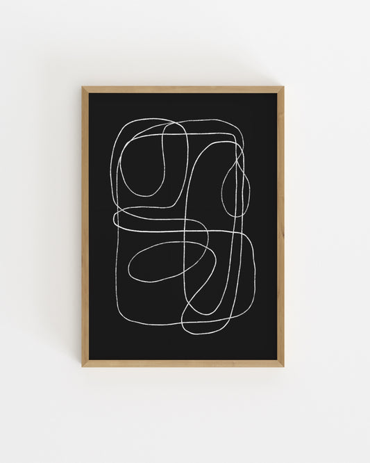 Line & Loop. Fine Line-printable wall art by Paperhus
