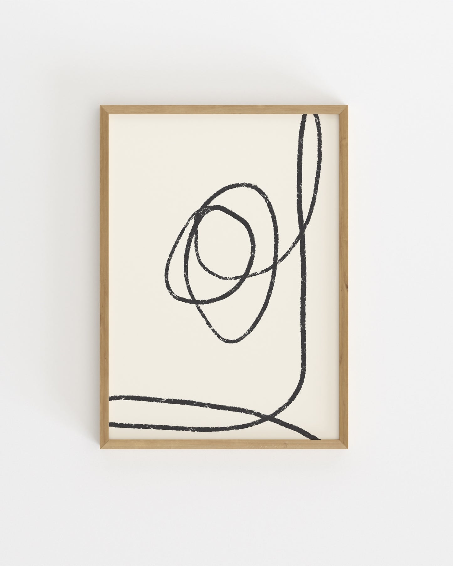 Line & Loop. Simple Line-printable wall art by Paperhus