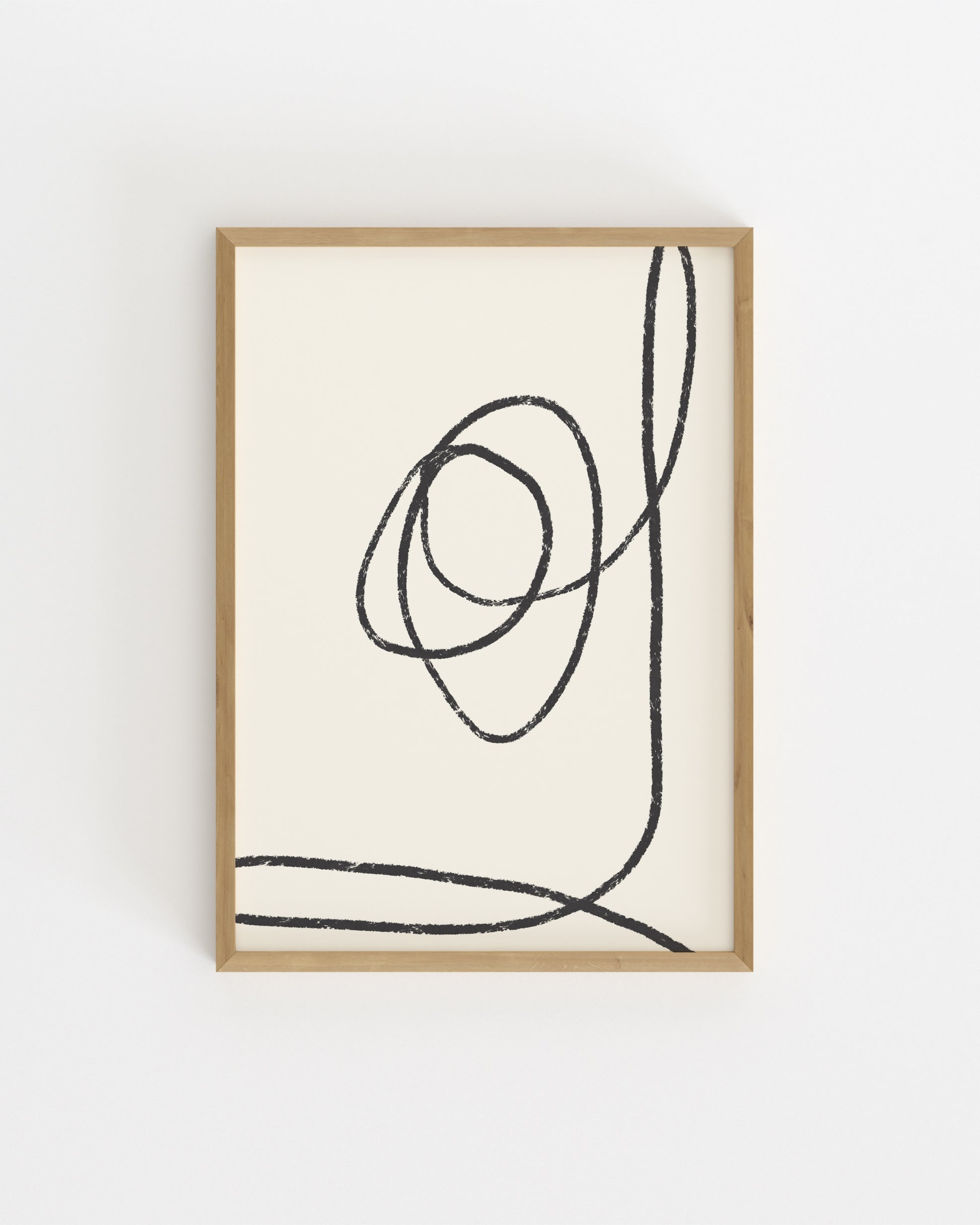 Line & Loop. Simple Line-printable wall art by Paperhus