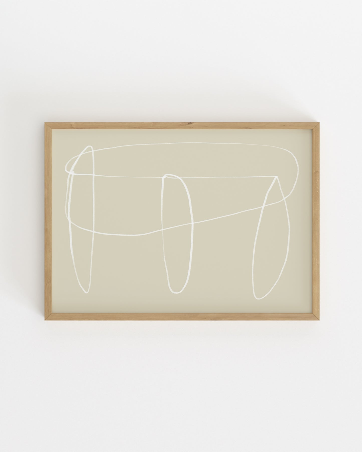 Line & Loop. Calm Line-printable wall art by Paperhus