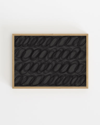 Line & Loop. Noir Loop-printable wall art by Paperhus
