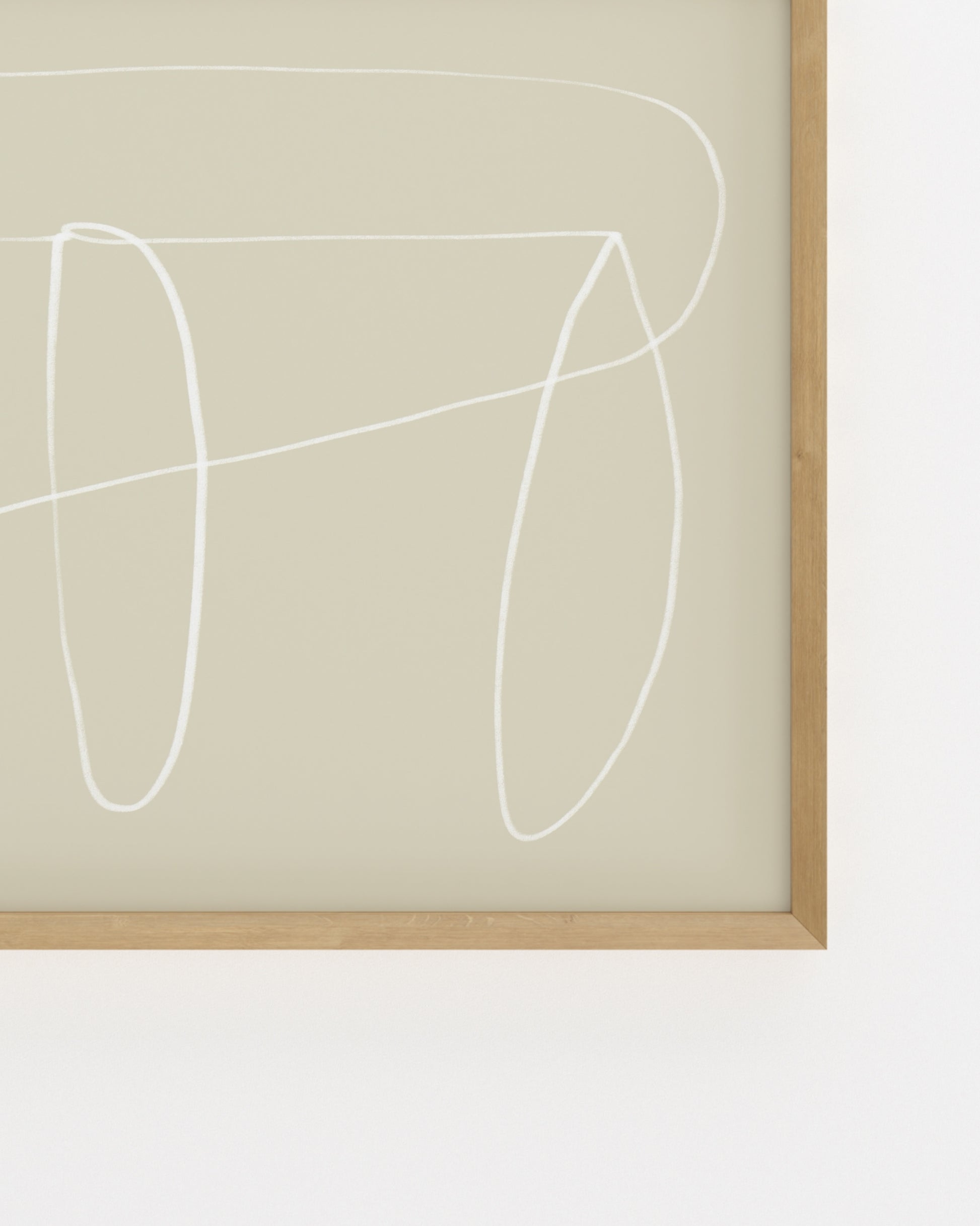 Line & Loop. Calm Line-printable wall art by Paperhus