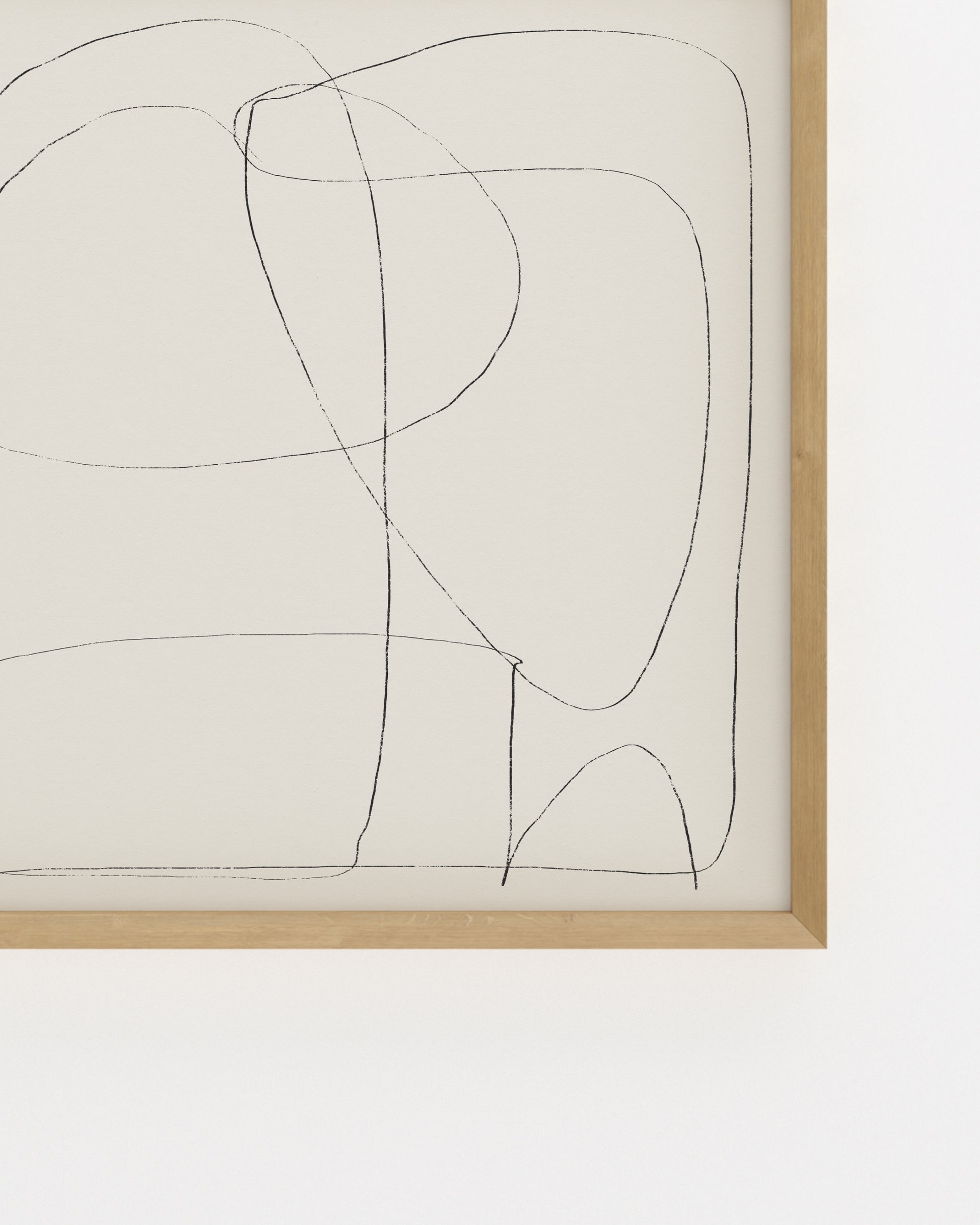 Line & Loop. Pencil Line-printable wall art by Paperhus