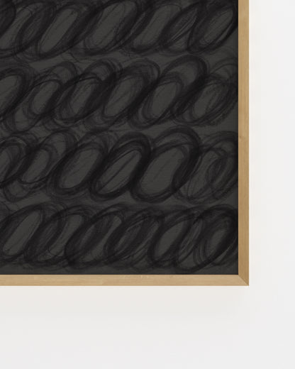 Line & Loop. Noir Loop-printable wall art by Paperhus