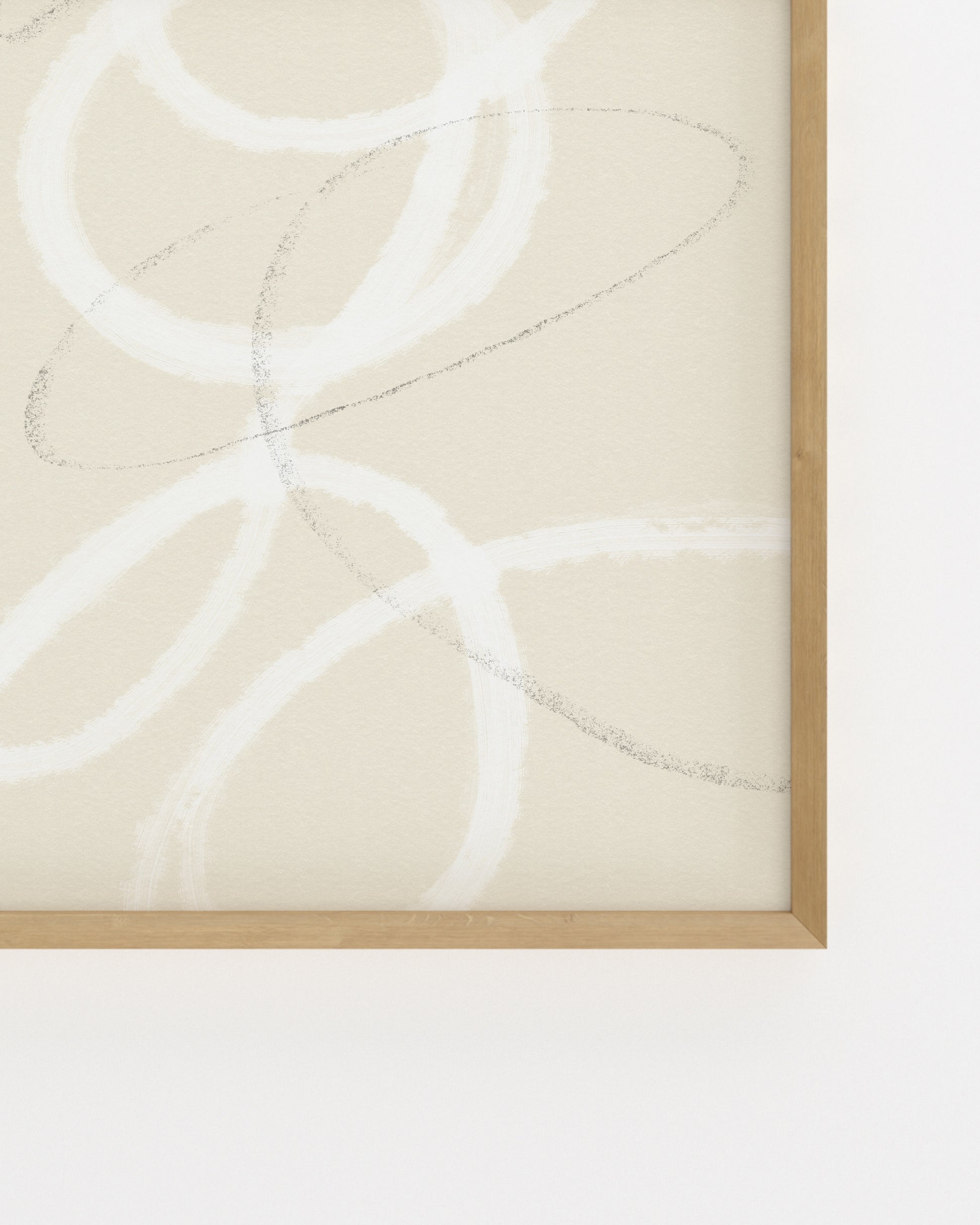 Line & Loop. Soft Whirl-printable wall art by Paperhus