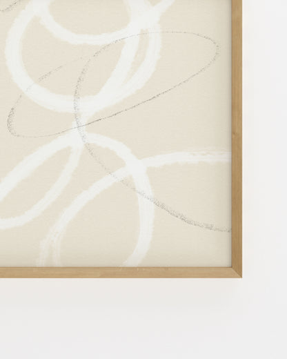 Line & Loop. Soft Whirl-printable wall art by Paperhus