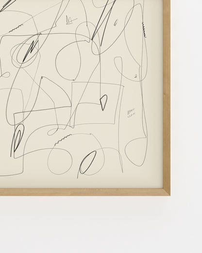 Line & Loop. Loose Study-printable wall art by Paperhus