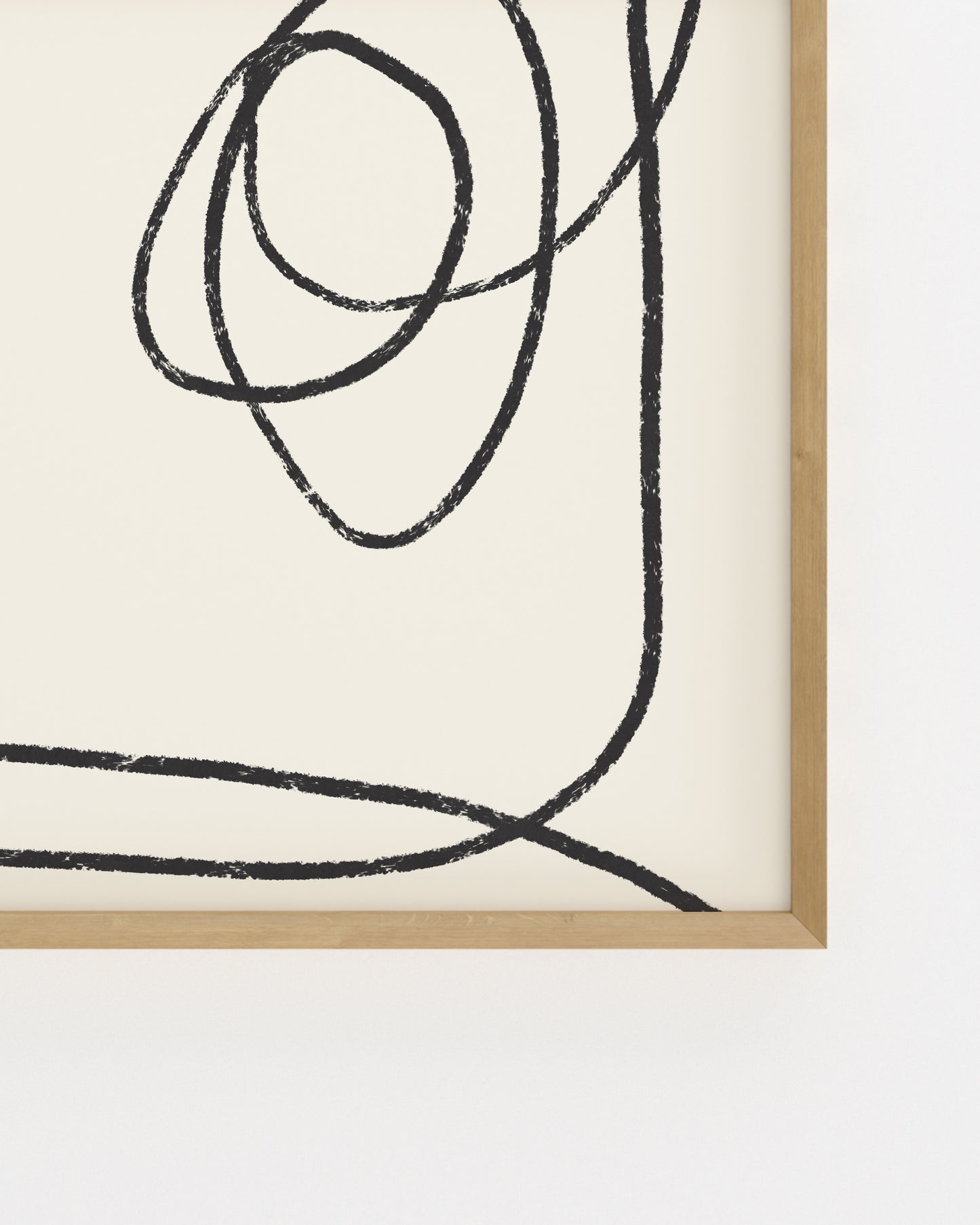 Line & Loop. Simple Line-printable wall art by Paperhus