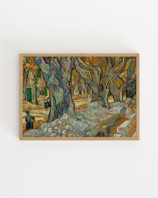 Van Gogh. The Large Plane Trees-printable wall art by Paperhus