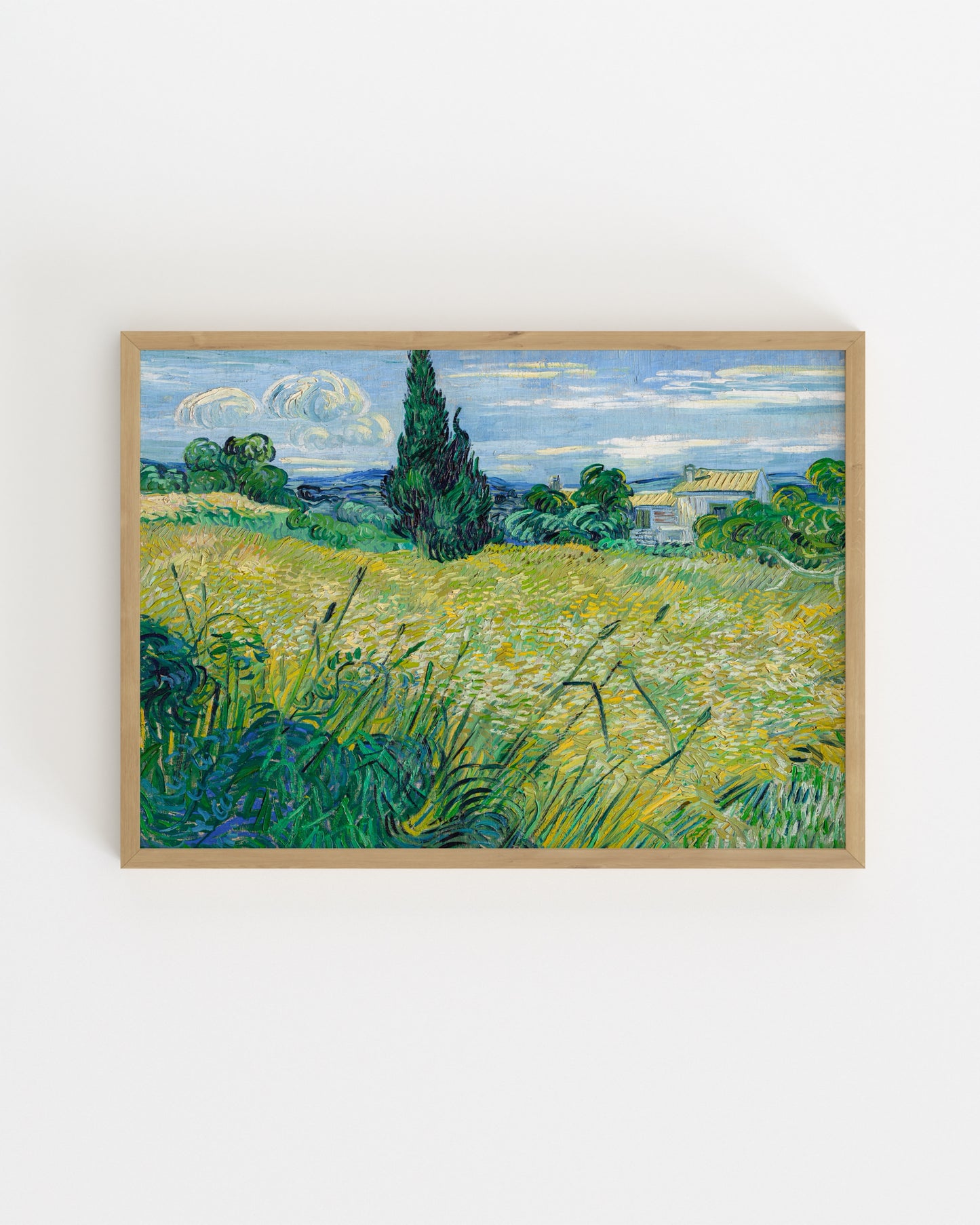 Van Gogh. Green Wheat Field-printable wall art by Paperhus